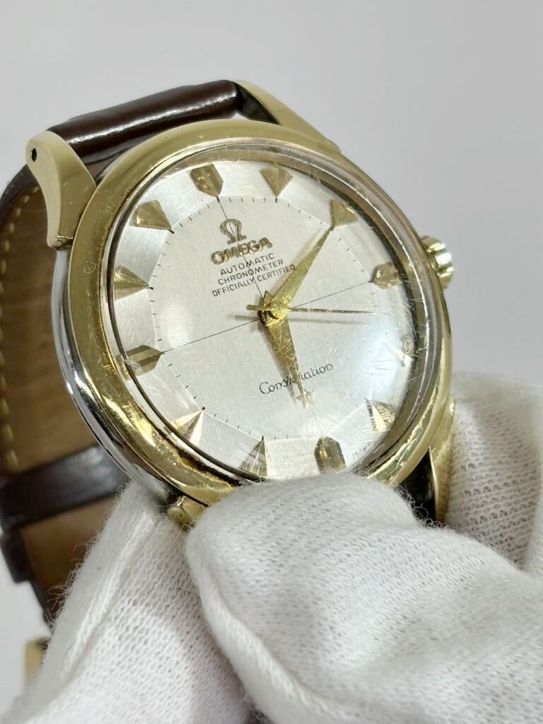 稼働品 OMEGA オメガ constellation コンステレーション 自動巻き 腕時計 ゴールド シルバーの画像6