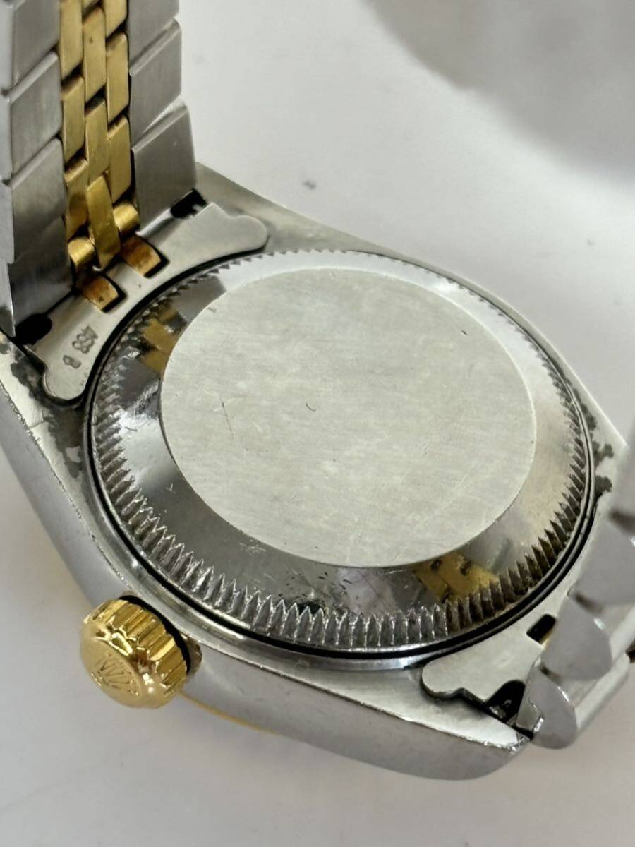 稼働品　Rolex ロレックス　DATE JUST デイトジャスト　自動巻き 腕時計 69173 ゴールド シルバー　OYSTERPERPETUAL U番 コンビ 10Pダイヤ_画像7