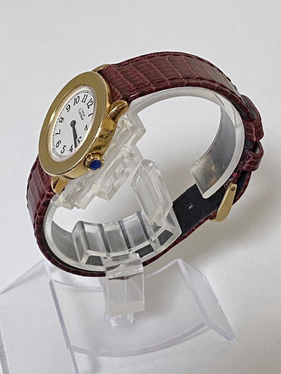 稼動品 Cartier カルティエ 腕時計 1801 マストロンド 925 レディース マスト 