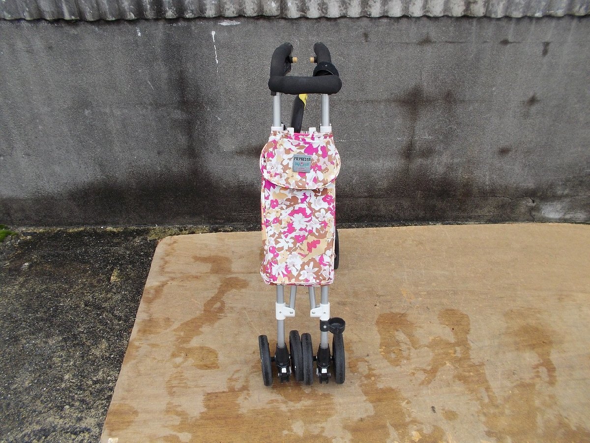 TS-24-0325-10   シルバーカー 歩行器 象印ベビー ピウプレストマム花柄の画像9