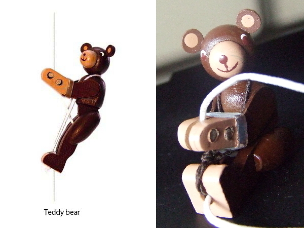  новый товар / Германия производства *kletterfigur* из дерева climbing фигурка Teddy Bear Северная Европа Peter uru желтохвост hito смешанные товары переключатель шнур плюшевый мишка развивающая игрушка медведь медведь 