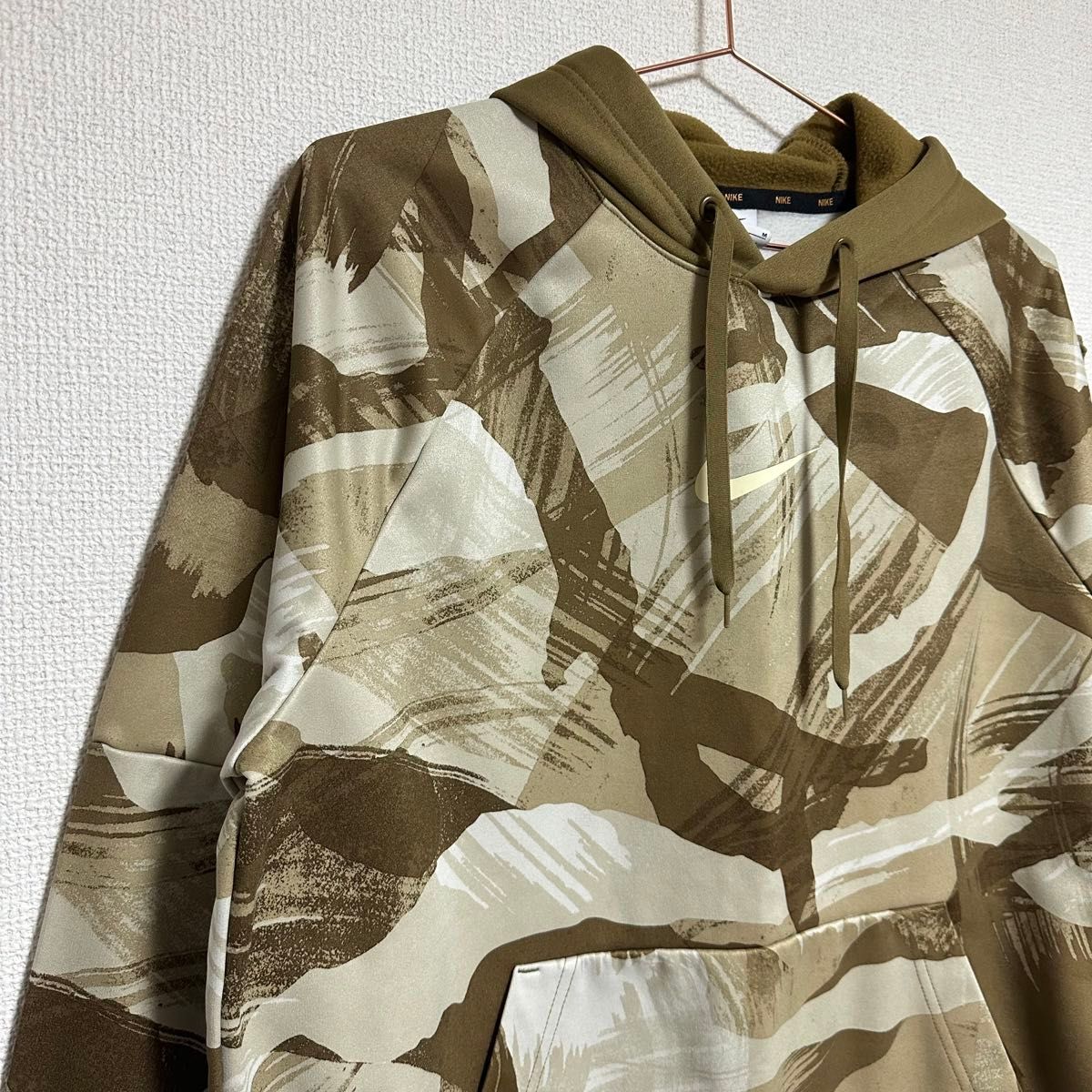 NIKE ナイキ TF カモ L/S フーディ AOP パーカー カモフラ 迷彩 Mサイズ