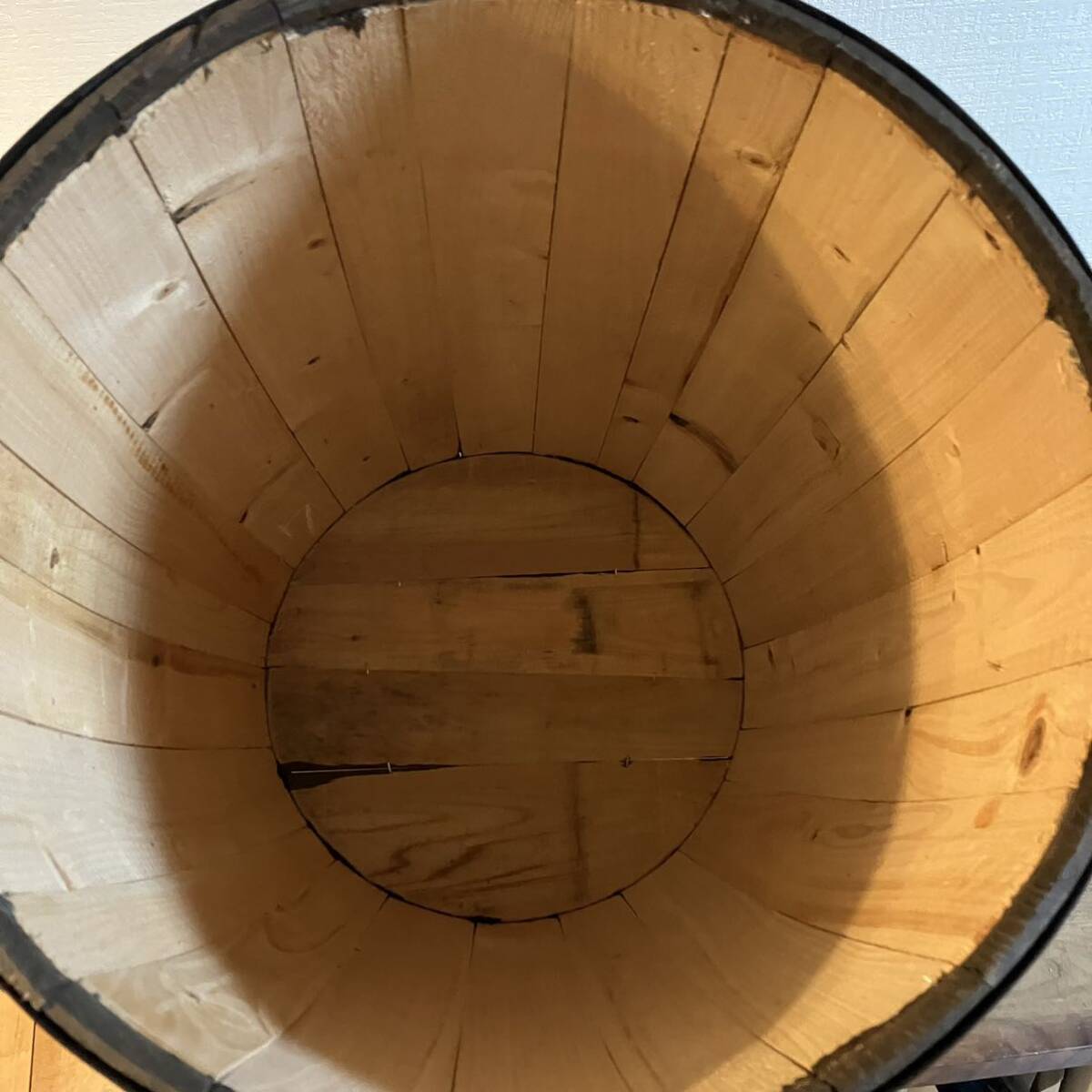 特大 アンティーク SAPPORO 木樽 高さ約67ｃｍ タル ヴィンテージ 古物 インテリア コレクション 店舗什器の画像8