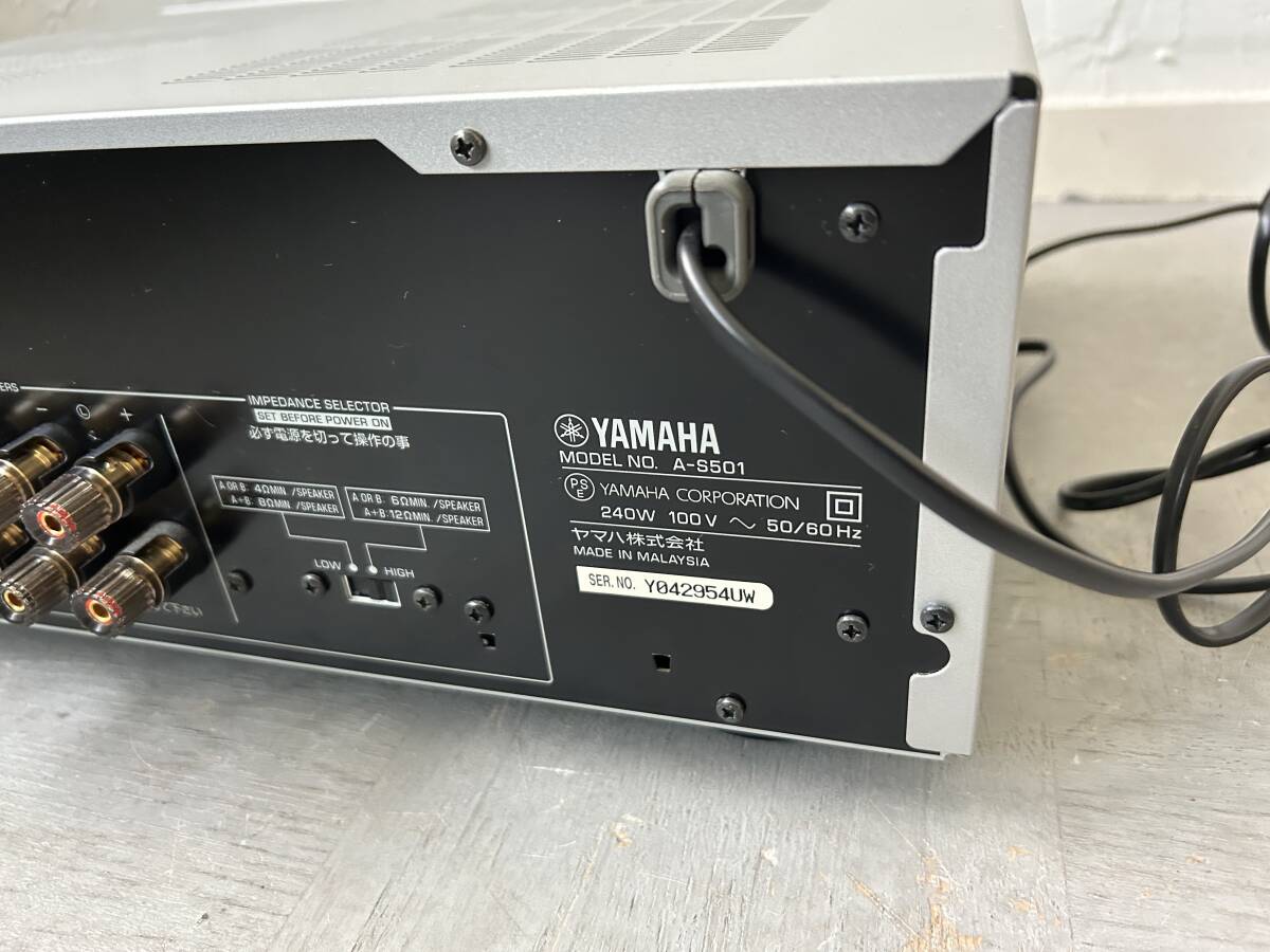 YAMAHA аудио усилитель A-S501 CD.. подтверждение рабочего состояния | для поиска - основной предусилитель Yamaha 