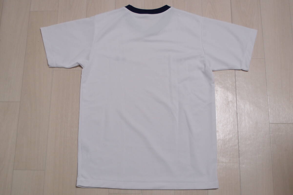 [K-5] junior high school gym uniform gym uniform short sleeves L 170cm degree embroidery equipped 