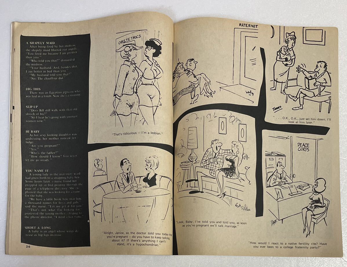 当時物 CARTOON LAUGHS 1972 Vol.11 No.6 検・洋書 アメコミ 風刺 コミック 雑誌 の画像5