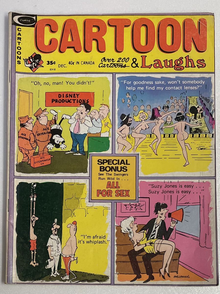 当時物 CARTOON LAUGHS 1972 Vol.11 No.6 検・洋書 アメコミ 風刺 コミック 雑誌 の画像1