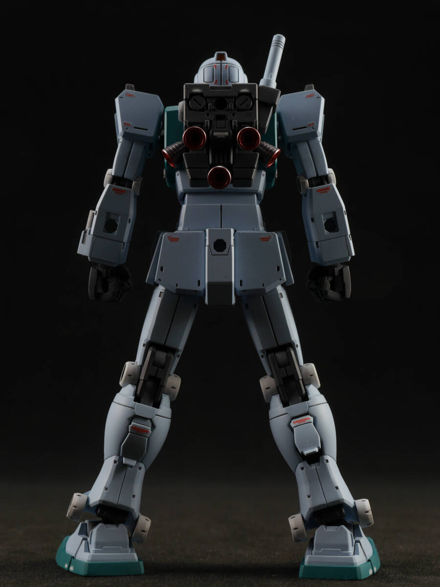 HG RGM-79 GM [SLEGGAR] 全塗装・完成品　ジム（スレッガー搭乗機）　ククルス・ドアンの島_画像3