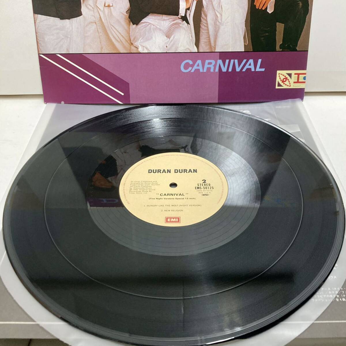 【美品】 Carnival カーニバル / Duran Duran デュラン・デュラン 【LP アナログ レコード 】_画像4