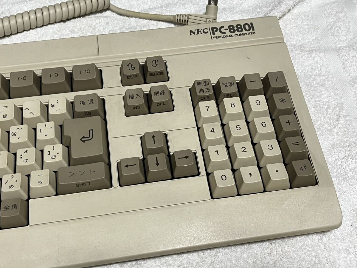 #NEC PC-8801FH + KB[ конденсатор заменен ]