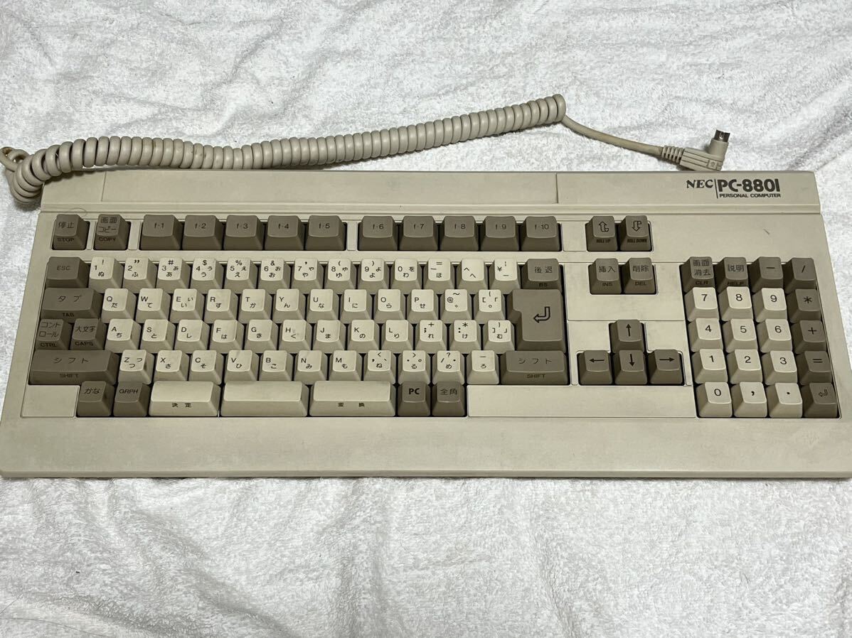 #NEC PC-8801FH + KB[ конденсатор заменен ]