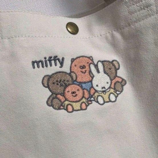 【新品未使用】miffy ミッフィー トート エコバッグ トートバッグ  総柄