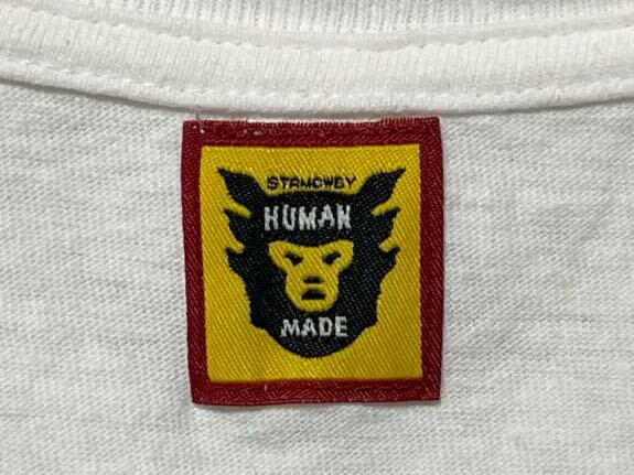 【送料無料】HUMAN MADE ヒューマンメイド 半袖 Tシャツ ホワイト の画像3