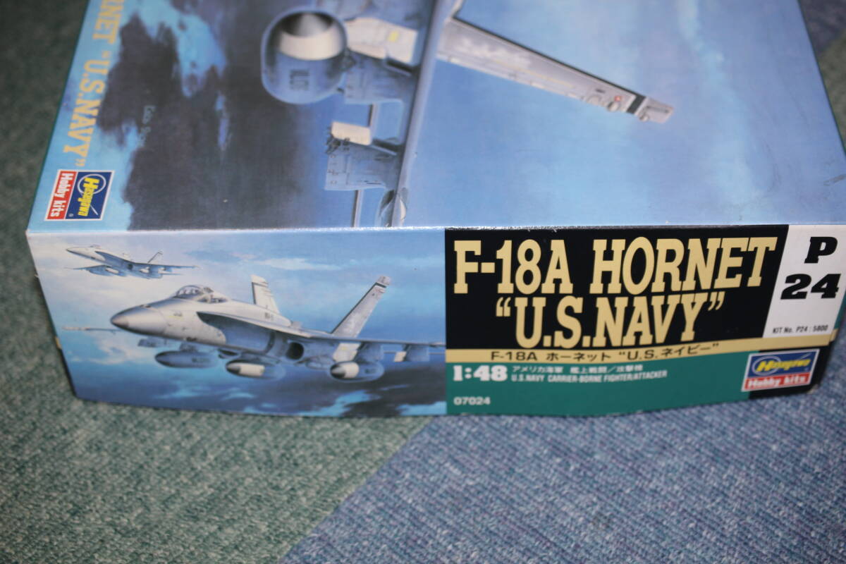 ハセガワ 1/48 ダグラス F-18A ホーネット ”US ネイビー” P２４  ※ 定形外送料 ￥７１０、 ゆうパック８０サイズの画像2