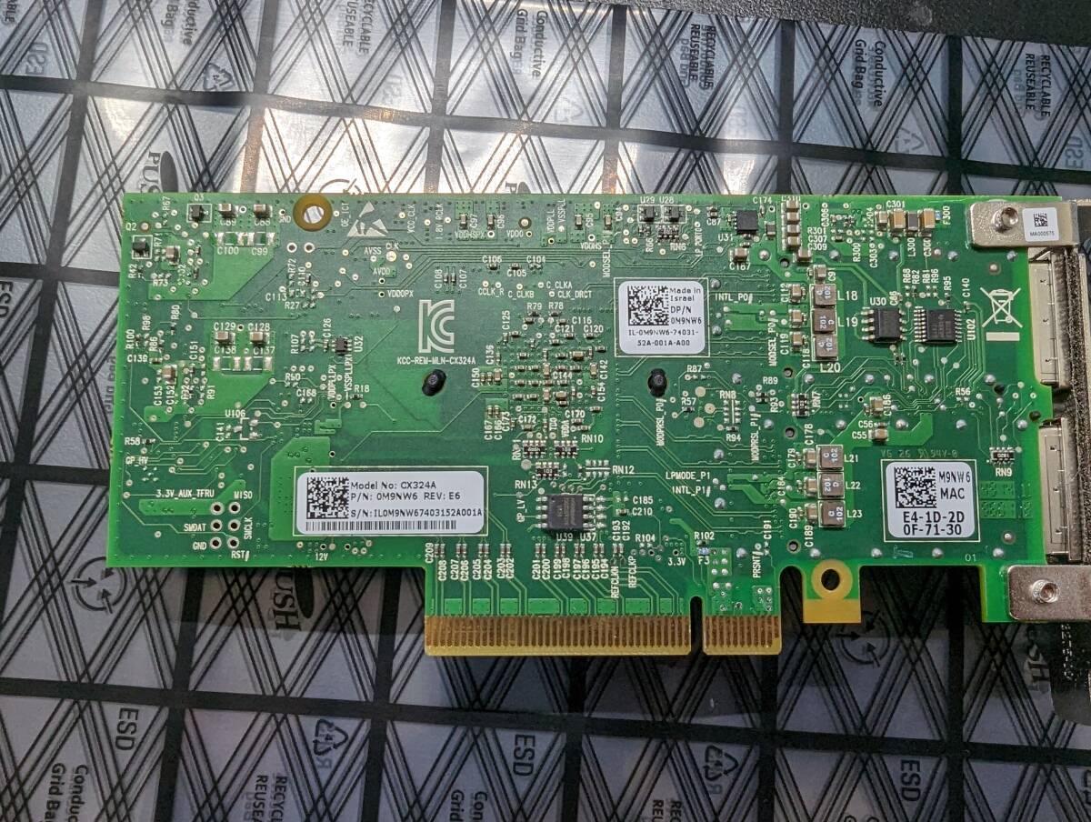 Mellanox CX342A ConnectX-3 QSFP+ 40GbE対応ネットワークカード (DellOEM:0M9NW6)の画像2