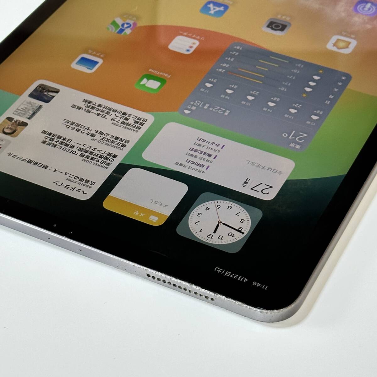 Apple iPad Pro (11 дюймовый ) Space серый 256GB FTXQ2J/A Wi-Fi модель iOS17.4.1 Acty беж .n разблокирован 
