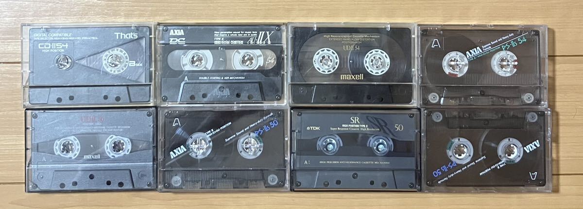 中古使用済み(ジャンク品扱い) カセットテープ ハイポジション 22本の画像2