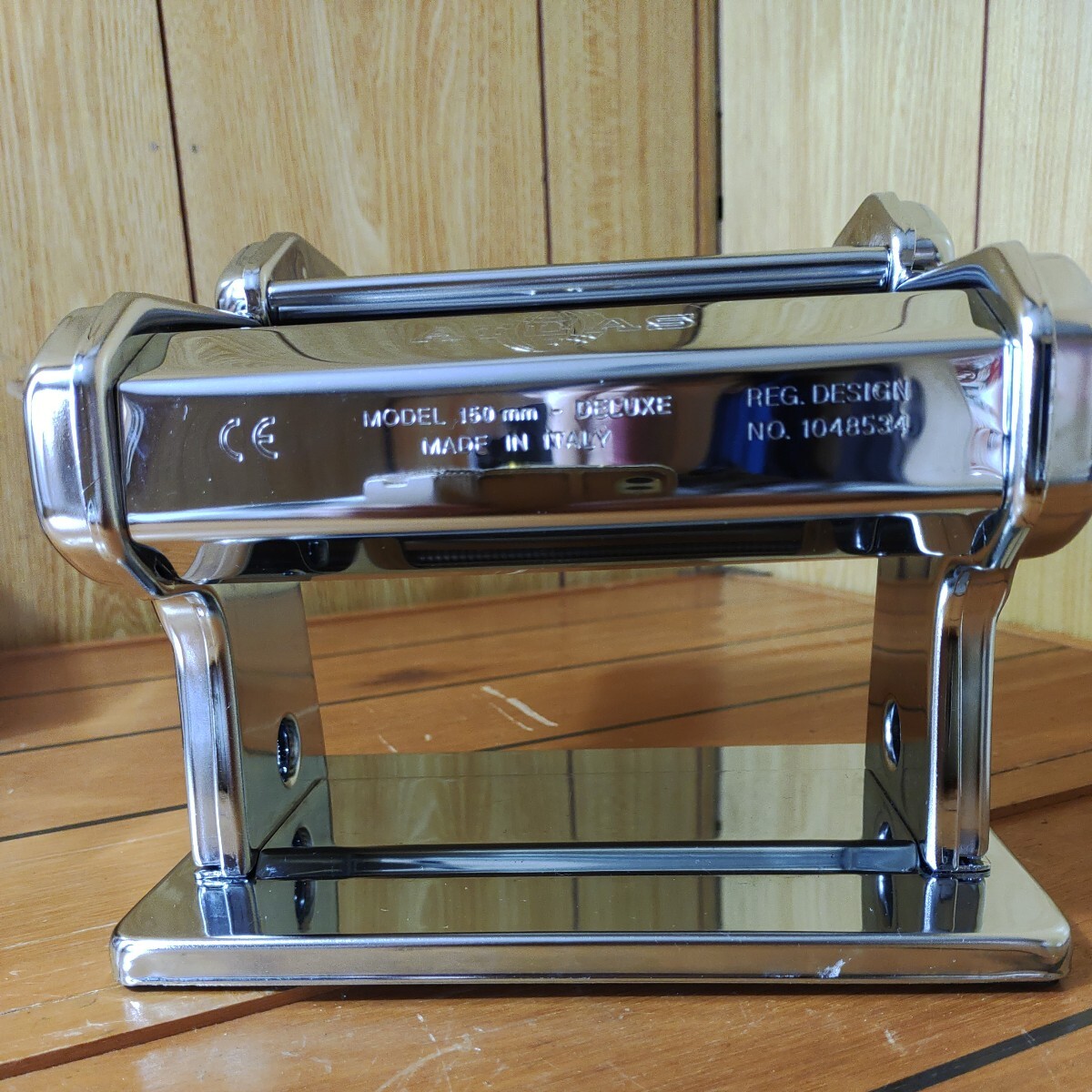 パスタマシン MARCATO ATLAS150 WELLNESS 中古現状品 パスタマシーン イタリア製 手動式 製麺機 マルカート パスタメーカーの画像3