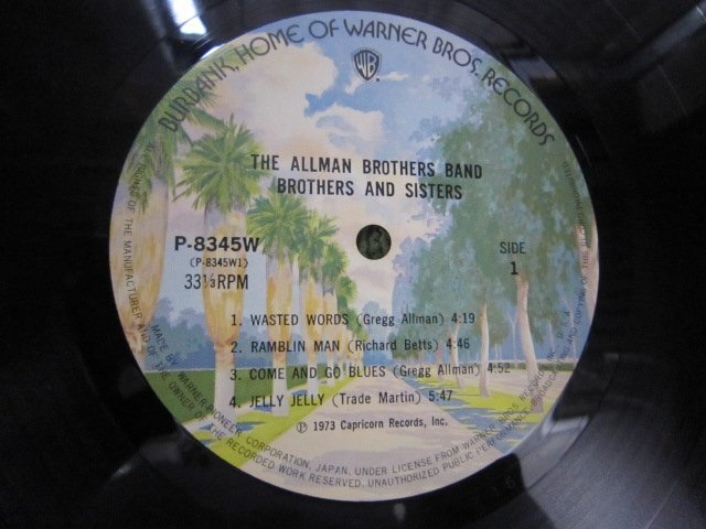 LP6047-THE ALLMAN BROTHERS BAND BROTHERS AND SISTERSの画像5