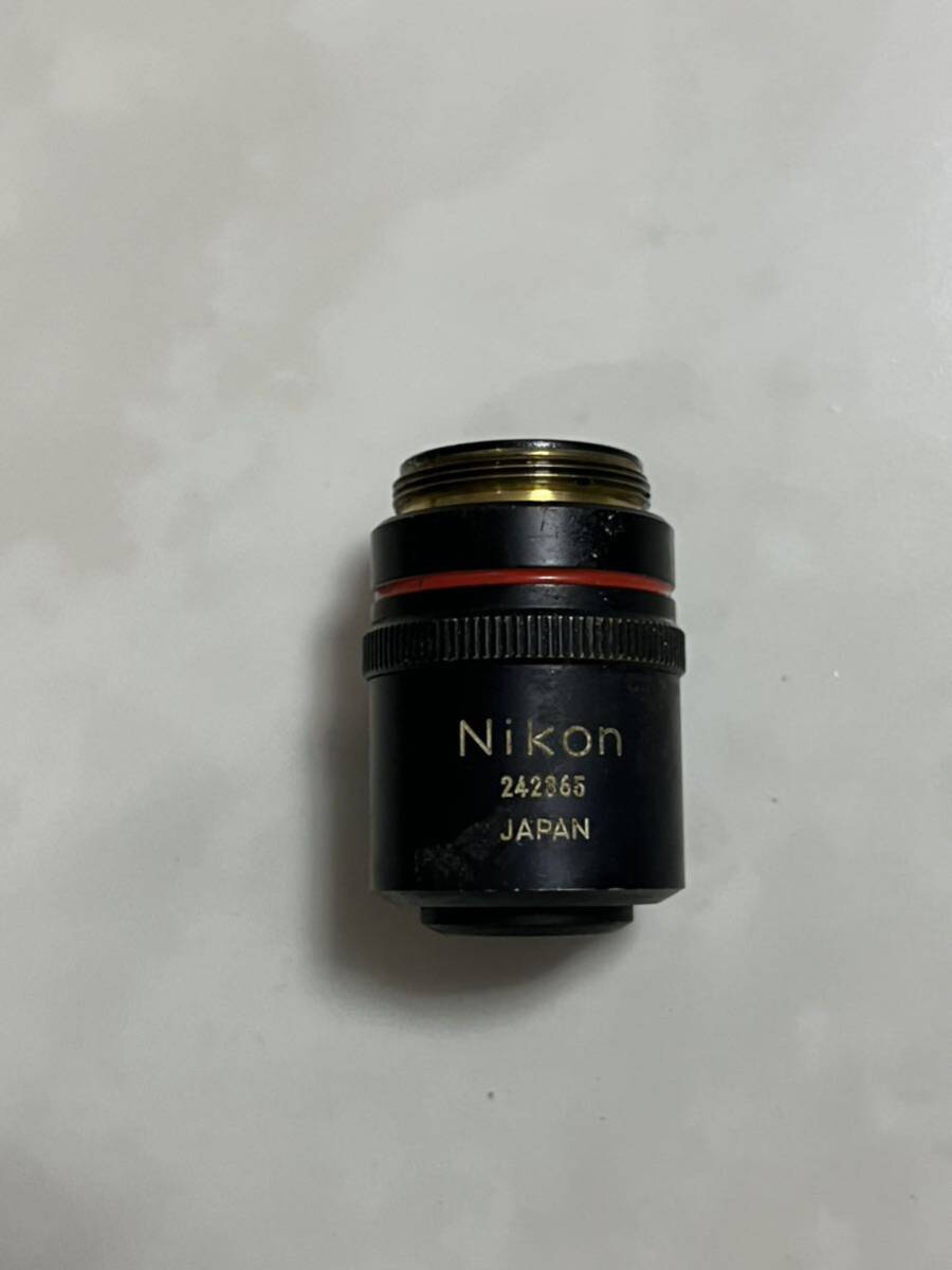 ★NIKON／ニコン 対物レンズ Plan ４ 0.1 160/-★現状品★_画像2