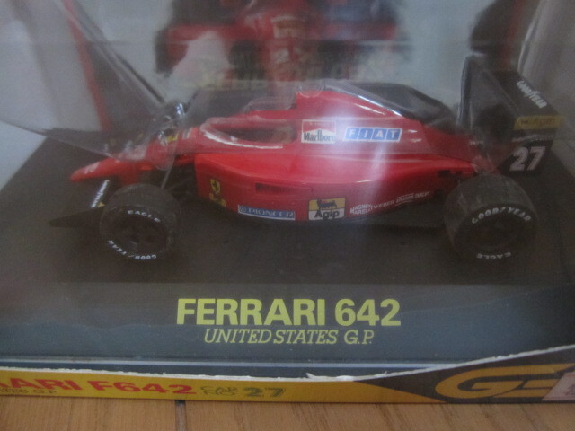  rosso Ferrari F642 1/43 UNITED STATES G.P. ROSSO FERRARI F642 1/43 UNITED STATES G.P. нераспечатанный 