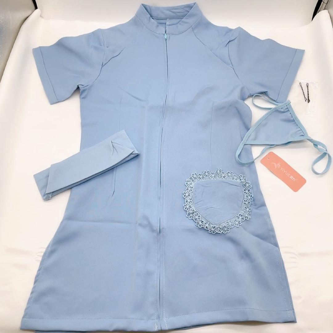  nurse clothes blue nursing . cosplay sexy Ran Jerry costume Mini ska 
