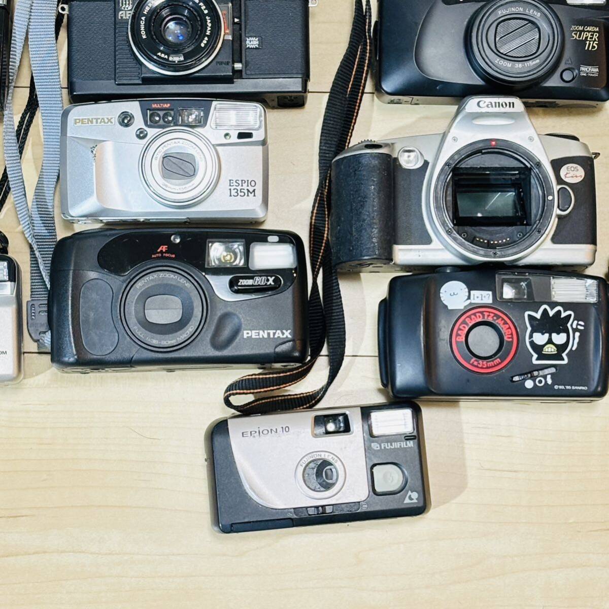 1円～ まとめ売り コンパクトカメラ 計25台　Canon、FUJIFILM、OLYMPUS、PENTAX、RICOH、ｍinolta等 カメラ まとめ_画像6