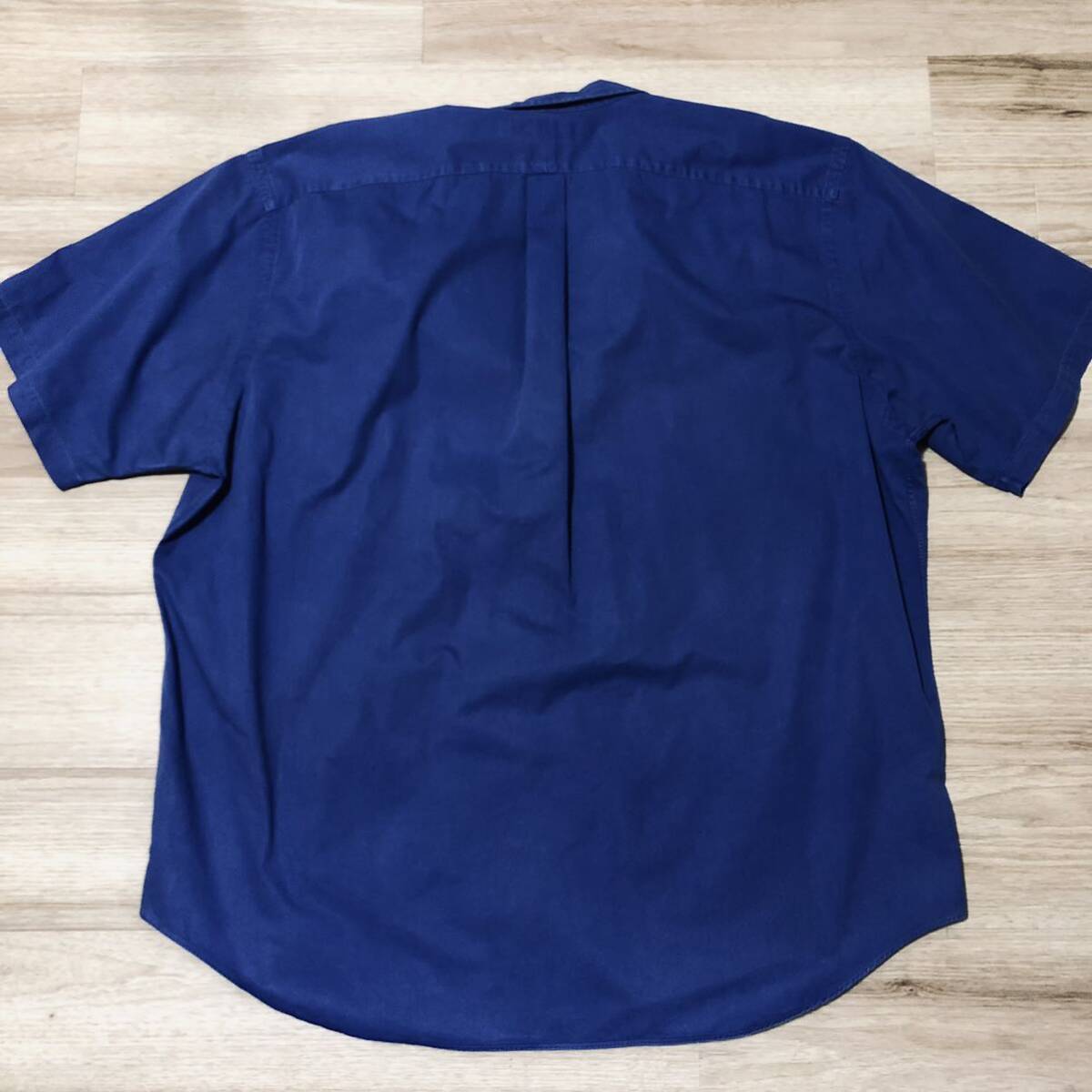 【送料無料】Ralph Lauren 半袖シャツ青　メンズ3XLTサイズ　ラルフローレン大きいビッグサイズ_画像9