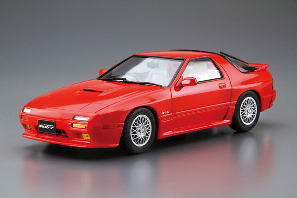 アオシマ プラモデル 1/24 ザ・モデルカー No.064 マツダ FC3S サバンナRX-7 '89　送料無料