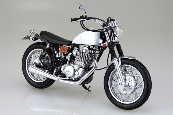 9 month re-arrival expectation Aoshima 1/12 The * bike No.056 Yamaha 1JR SR400S Limited Edition \'95 custom parts attaching plastic model free shipping 