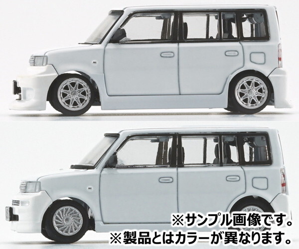 BM CREATIONS 1/64 トヨタ 2000 bB ブラック RHD 右ハンドル 完成品ダイキャストミニカー 64B0371　送料無料 新品_画像4