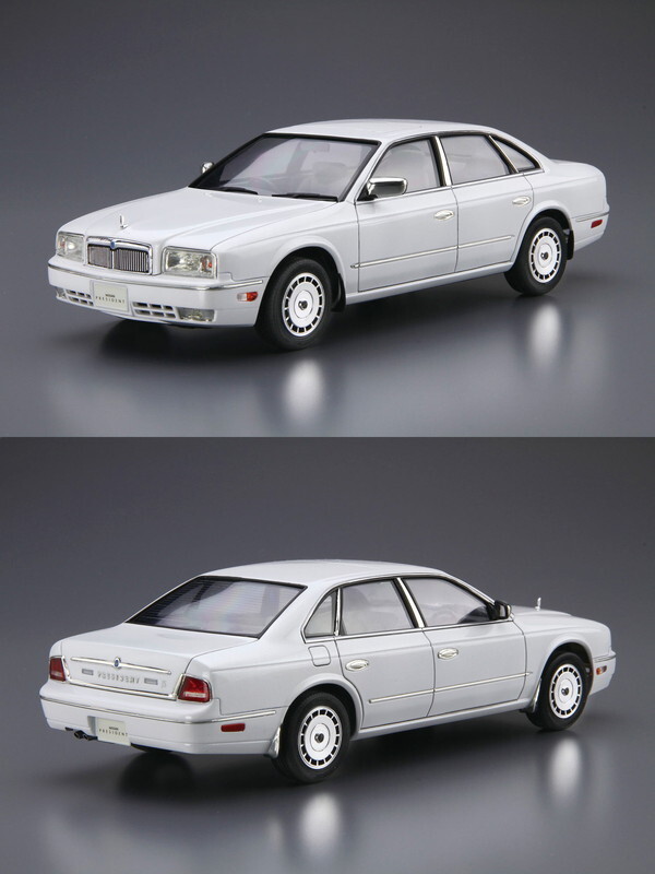 アオシマ 1/24 ザ・モデルカー No.089 ニッサン G50 プレジデントJS/インフィニティQ45 '89 プラモデル　送料無料_画像2