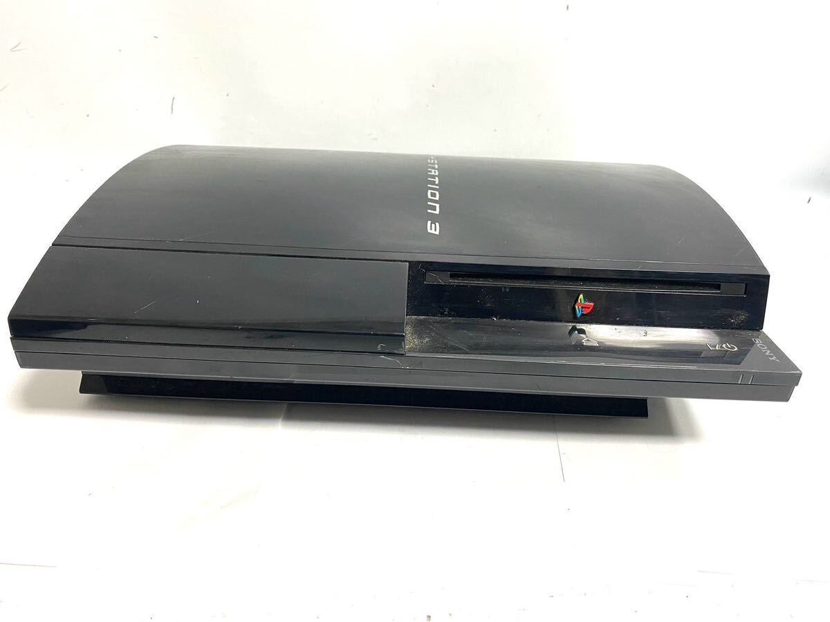 SONY ソニー PlayStation プレイステーション PS3 プレステ3 CECHB00 本体のみ ブラック ソフト読み込みOK 現状品 y-01_画像8