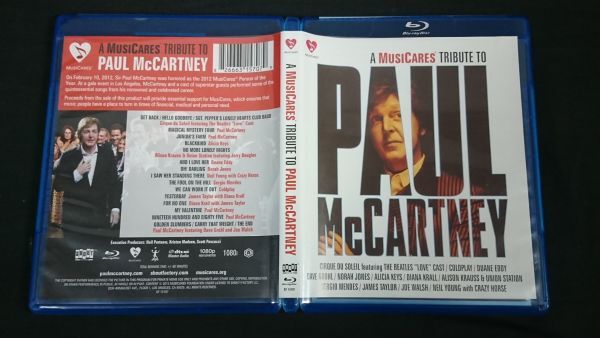 【輸入盤 盤美品 Blu-ray】ポールマッカートニー(Paul McCartney)『A MusiCares Tribute To Paul McCartney』2015年_画像2