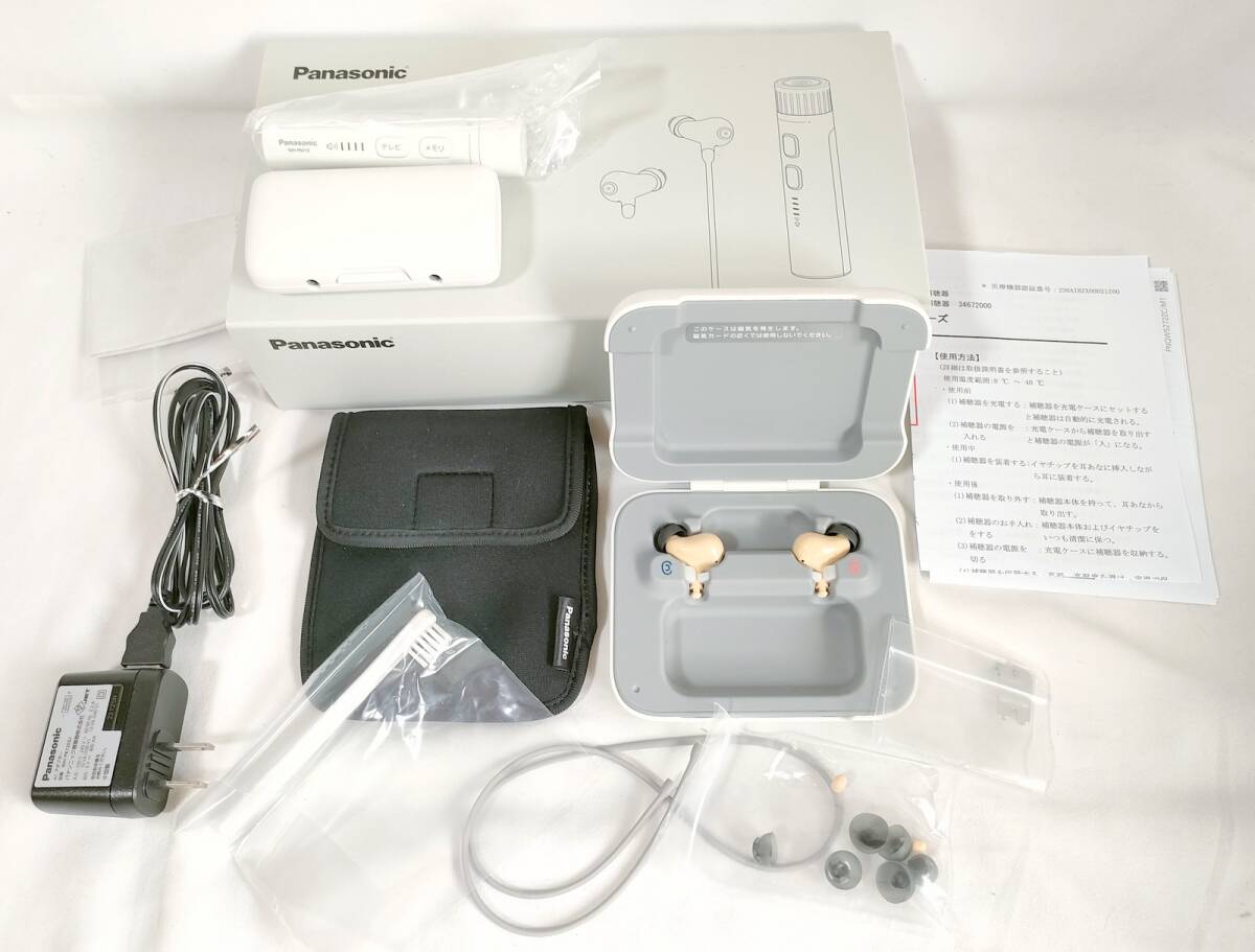 regular price 398000 jpy beautiful goods Panasonic both ear WH-G43 rechargeable hearing aid panasonic WH-G47 WH-G45. seeking person also 