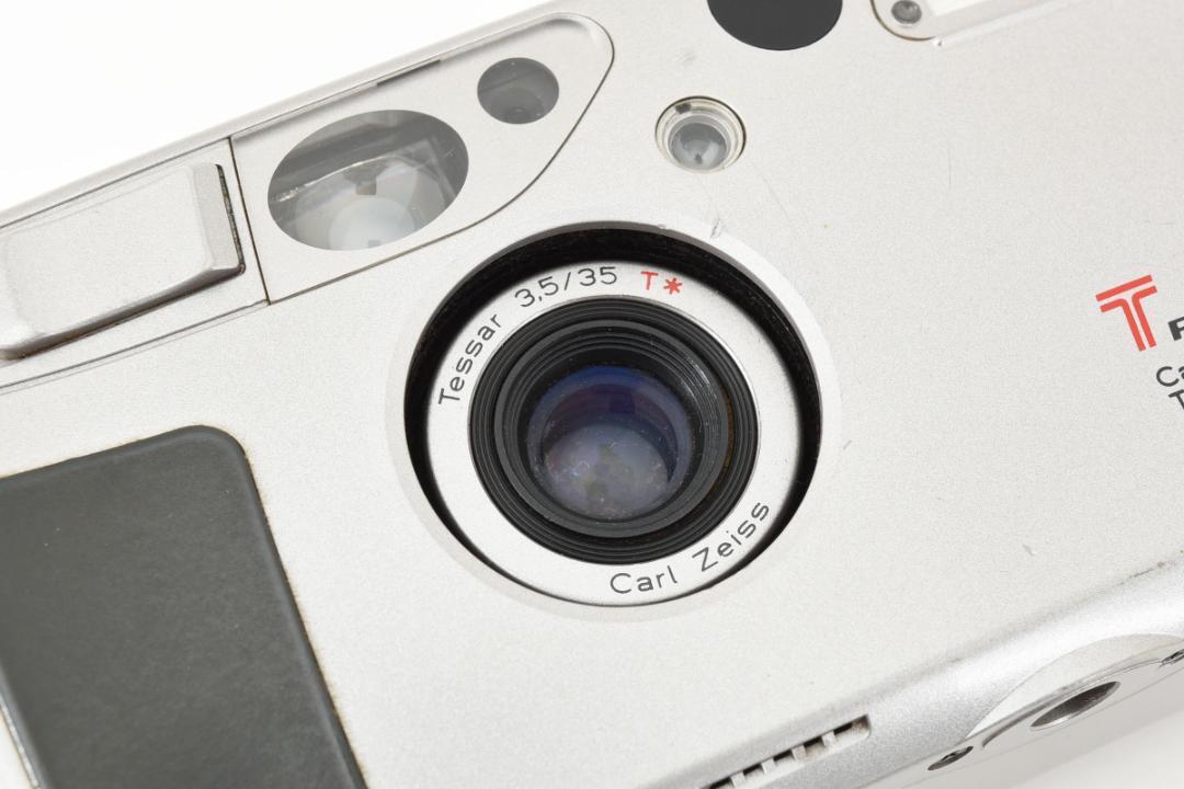 【206】完動品 KYOCERA 京セラ T PROOF Carl Zeiss カールツァイス コンパクトフィルムカメラの画像10