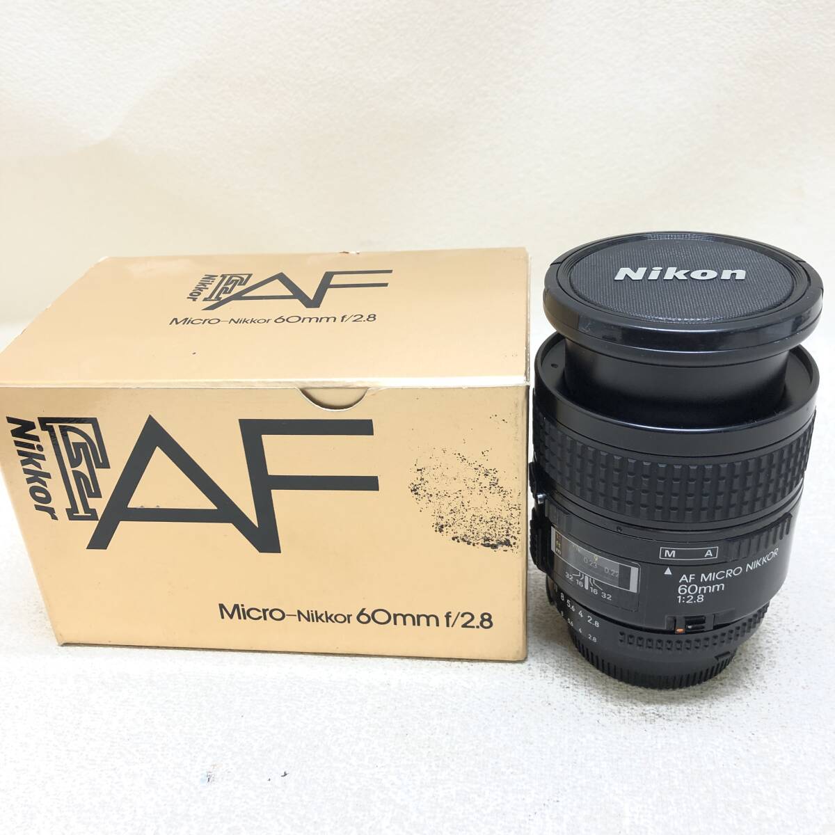 △ Nikon ニコン AF MICRO NIKKOR 60ｍｍ 1：2.8 カメラレンズ レンズ アクセサリ ジャンク品 △K73240_画像1