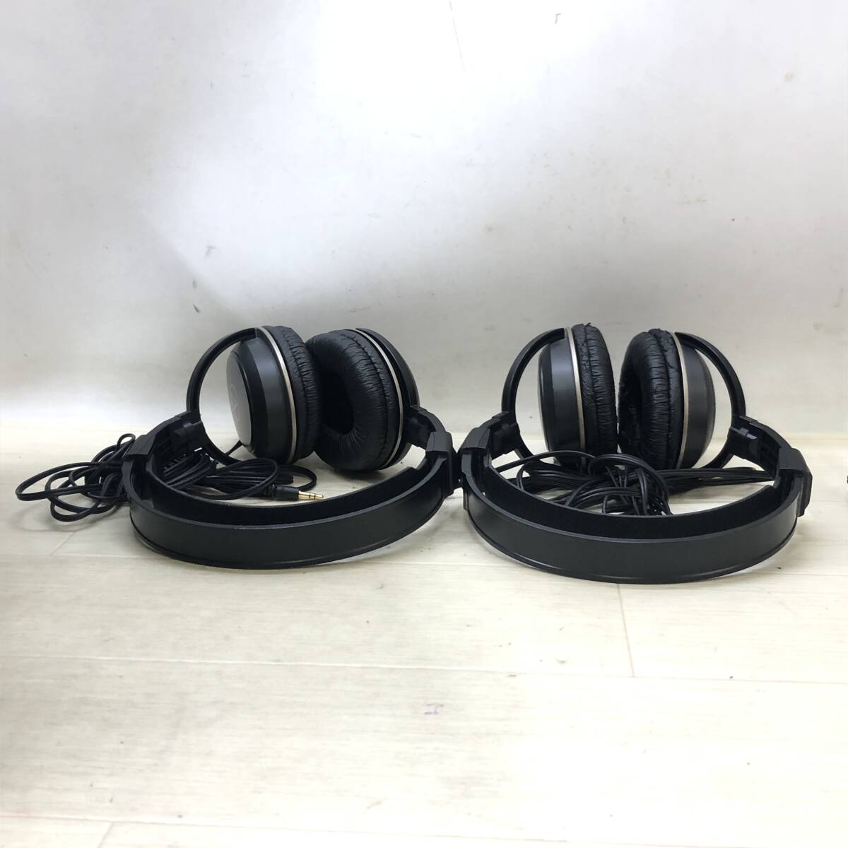 * Audio Technica ATH-AVC200 headphone 3 point set earphone music equipment music movie operation verification ending secondhand goods *K01863