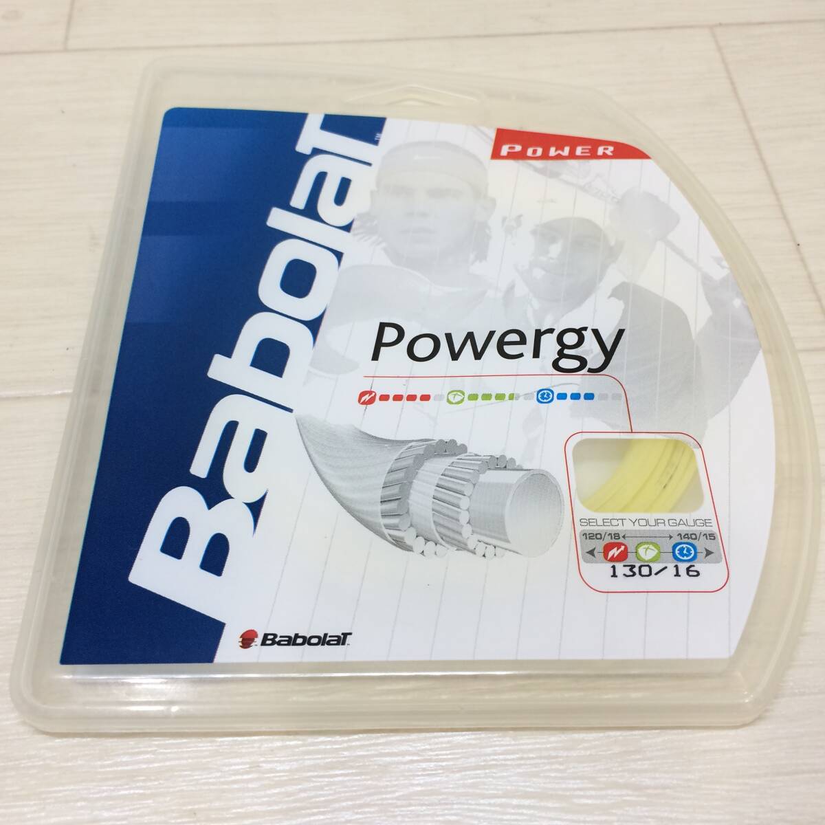 * стоимость доставки 185 иен Babolat Babolat Powergy 130/16 теннис для струна -тактный кольцо для бейсбола теннис ракетка техническое обслуживание спорт текущее состояние товар *K81139