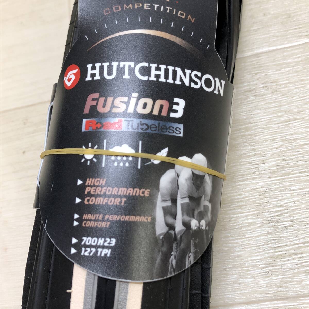 ! unused goods HUTCHINSON Hatchback sonFUSION3 Fusion 3 Lead tube less triathlon road bike tire bicycle!K23531