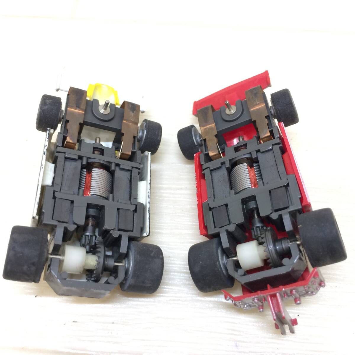 ☆スロットカー F1 PORSCHE ポルシェ ミニカー レーシングカー モーター付き レトロ おもちゃ コレクション 動作未確認 現状品☆C81165_画像7