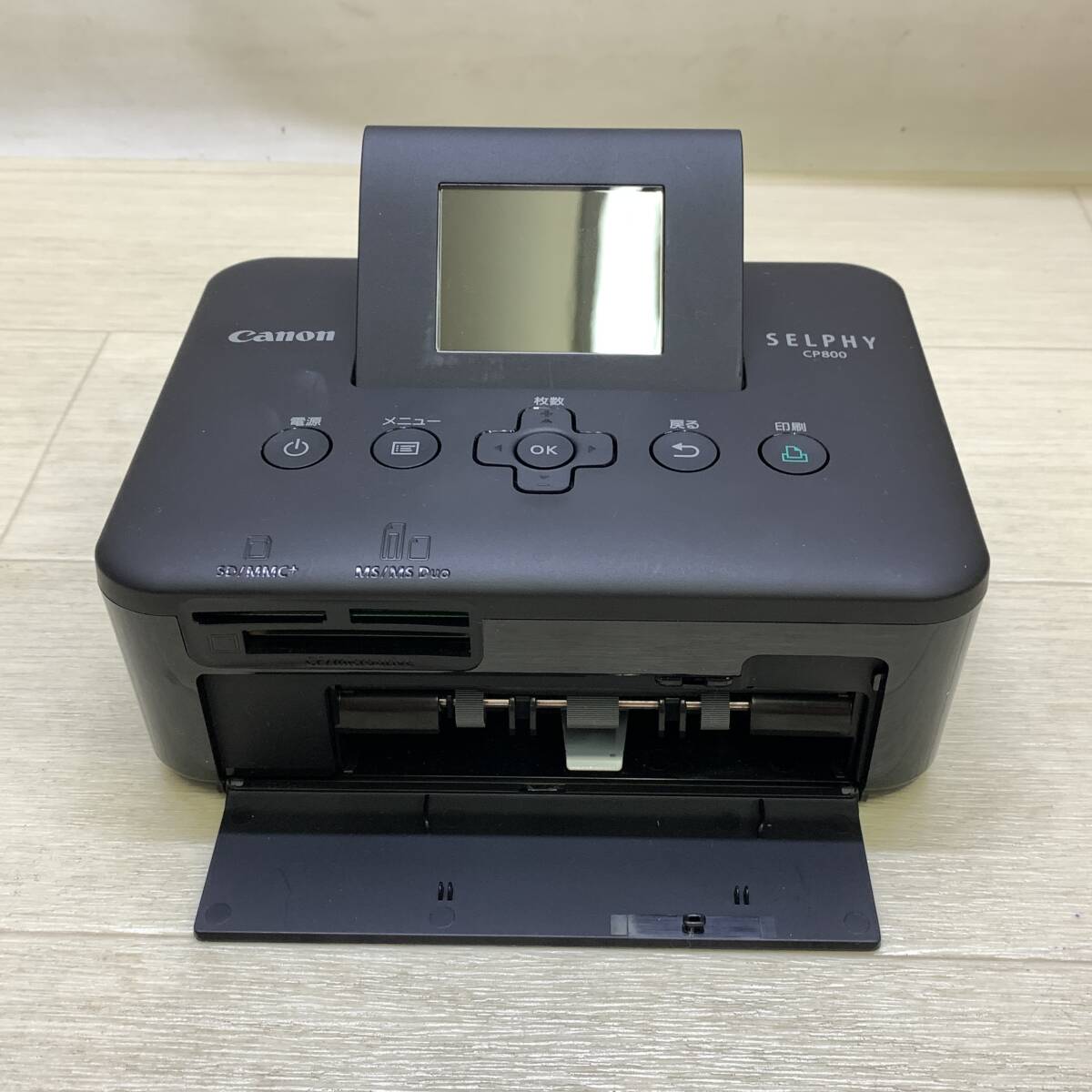 ■Canon SELPHY CP800 キャノン フォットプリンター 箱付き 通電のみ確認済 現状品■C41881_画像2