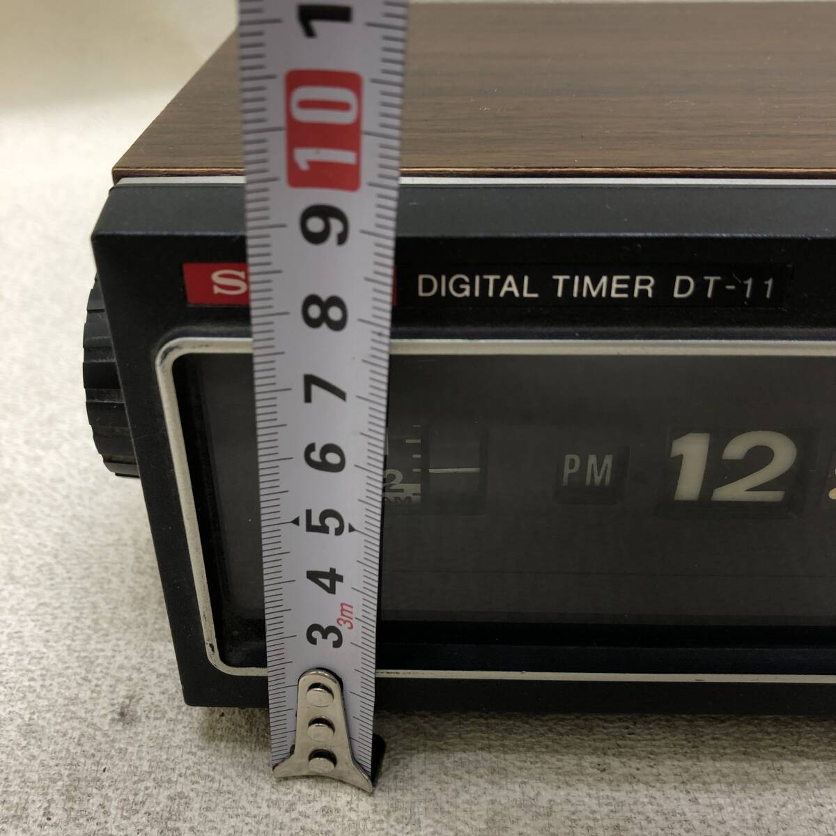 △SONY ソニー DIGITAL TIMER DT-11 デジタルタイマー パタパタ時計 置時計 昭和レトロ アンティーク コレクション 通電確認済△R73370の画像6