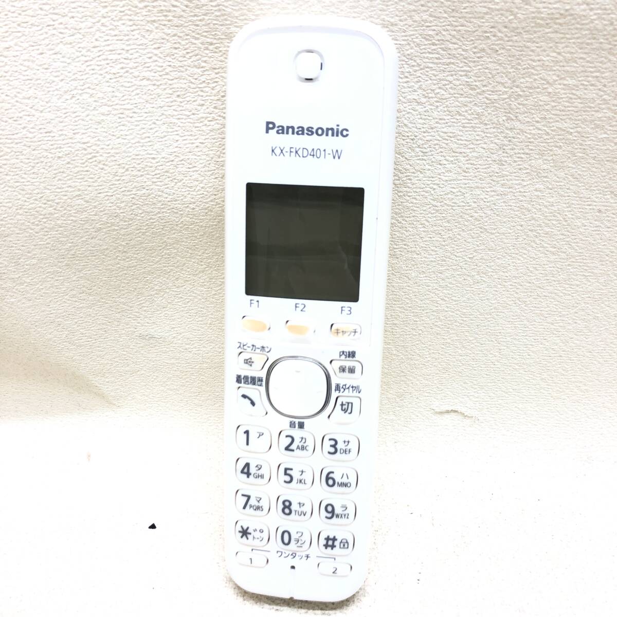 △Panasonic パナソニック 電話機 パーソナルファックス 親機 子機 セット KX-PD301-W KX-FKD401-W 通電確認済 現状品△R73371の画像7