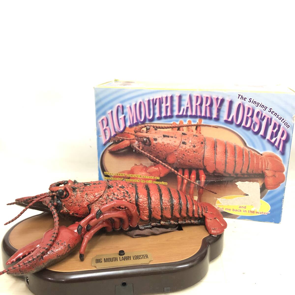 △BIG MOUTH LARRY LOBSTER シンキングロブスター えび エビ おもちゃ インテリア 雑貨 動作確認済 現状品△C73403の画像1