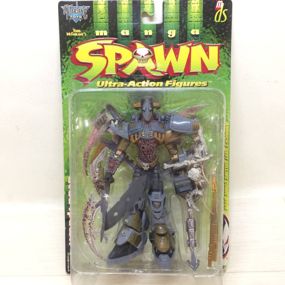 ☆Mc FARLANE TOYS SPAWN スポーン アクションフィギュア 10 MANGA DEAD SPAWN マンガ・デッド アメコミ 未開封 保管 現状品☆E81238_画像1