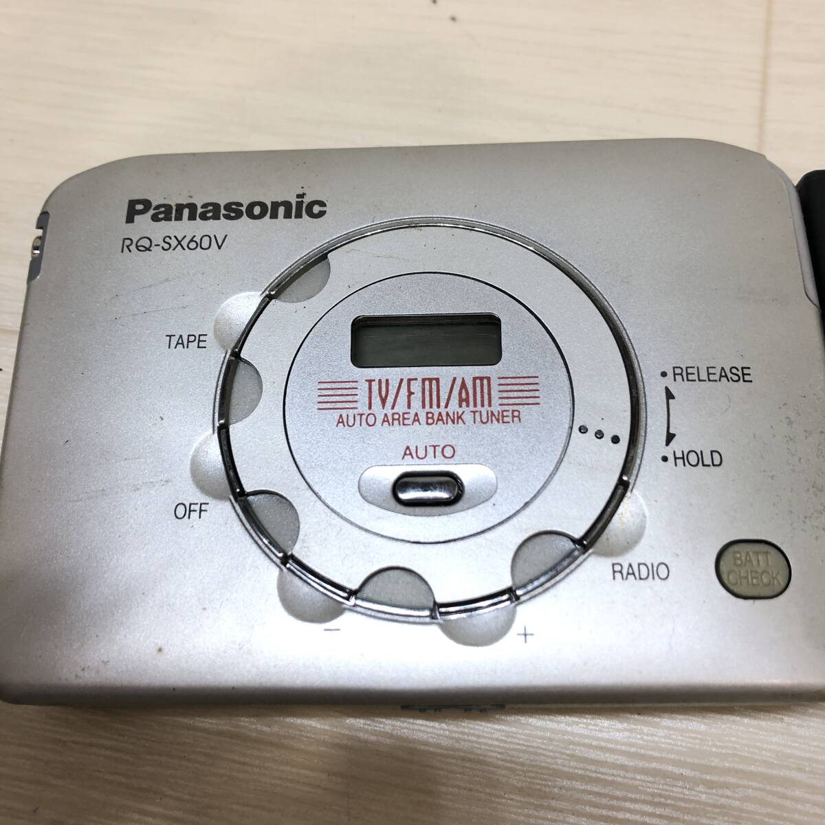 △Panasonic パナソニック ポータブルカセットプレーヤー RQ-SX60V レトロ 動作未確認 ジャンク品△C73468_画像2