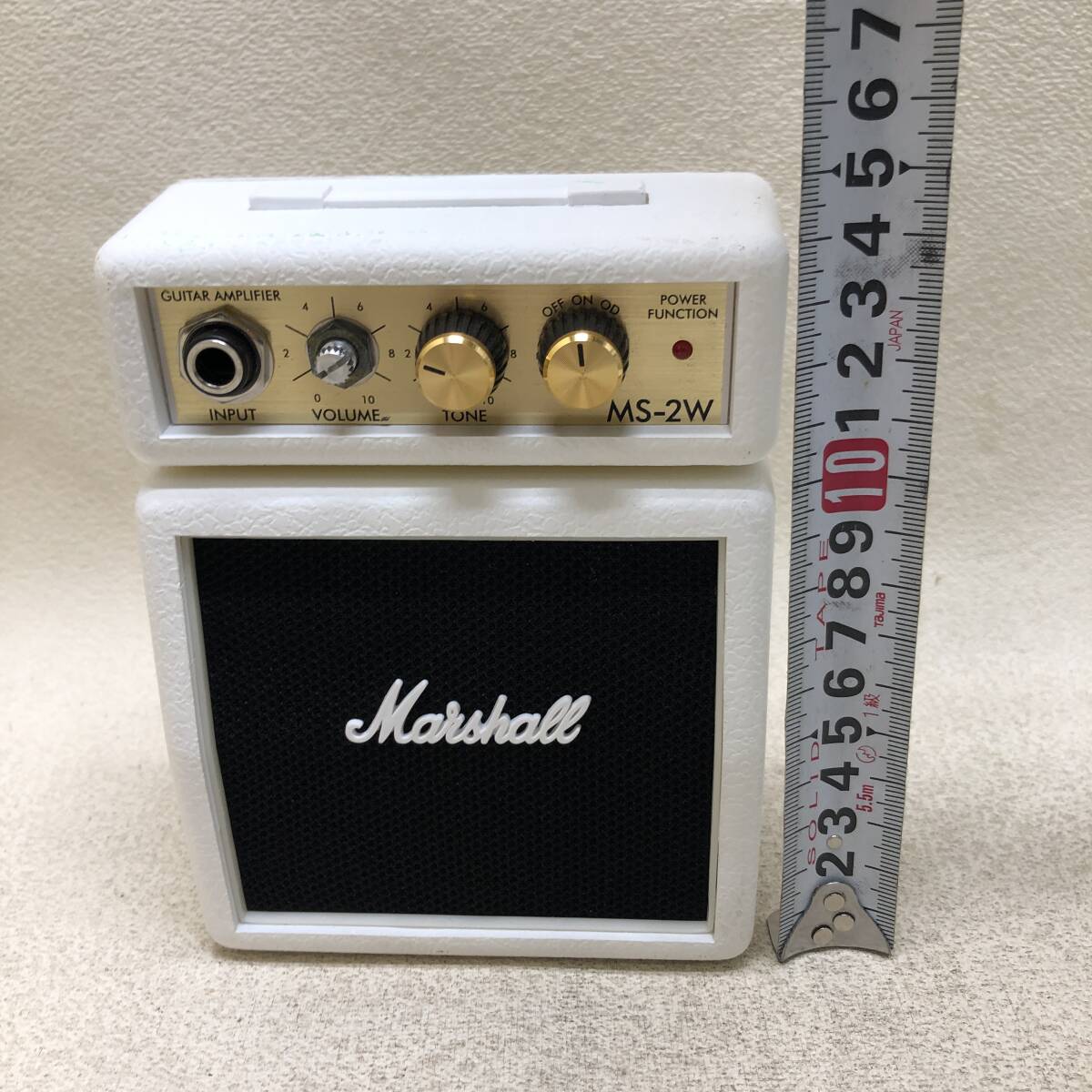 *Marshall Marshall MS-2W Mini усилитель гитарный усилитель ограничение цвет белый звуковая аппаратура рабочее состояние подтверждено б/у товар *C02073