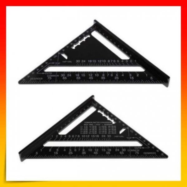 マルノコガイド 丸のこ 三角定規 アルミ 2×4 黒 ブラック DIY 日曜大工の画像4