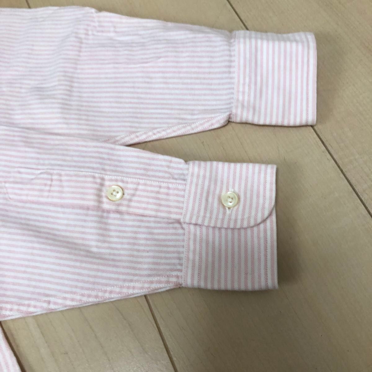 ラルフローレン　Ralph Lauren ボタンダウン　シャツ　キッズ　130 長袖シャツ ストライプ 長袖ボタンダウンシャツ